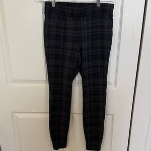 Women’s Black Plaid Pants